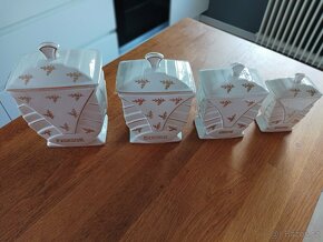 STAROŽITNÉ ART DECO PORCELÁNOVÉ KOŘENKY FRANCIE - 12