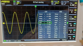 Osciloskop FNIRSI 2x100MHz s funkčním generátorem 10MHz NOVÝ - 12