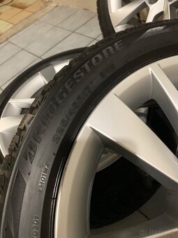 Alu kola Škoda R17 5X112 ZIMNÍ PNEU 225/45 R17 BRIDGESTONE - 12