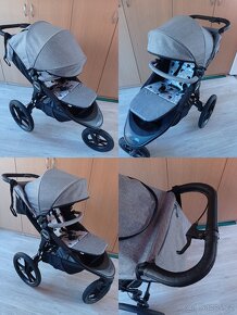 Stříška Baby Jogger summit x3, ceny OD, šití na zakázku - 12