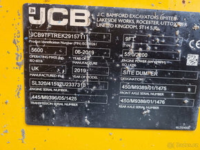 PRODÁM DUMPER S KABINOU JCB 9FT 2019 VÝPRODEJ - 12