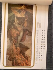 Nástěnný kalendář Alfons Mucha 1989 - 12