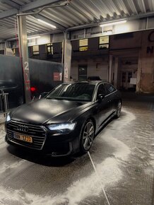 AUDI A6 3x SLINE B&O BLACK SATIN MATRIX - 12