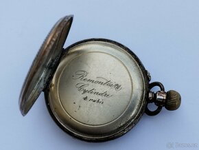 Velmi staré krásné pánské kapesní bohatě zdobené hodiny - 12