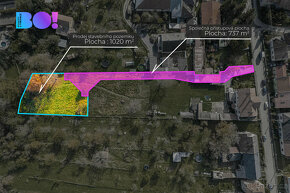 Prodej stavebního pozemku 1020 m² s realizací projektu RD 4+ - 12