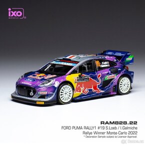 Modely Ford Puma Rally1 1:43 IXO - 12