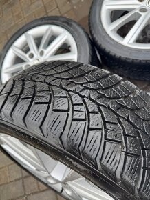 ORIGINÁL Alu Škoda Teron R17, 5x112 - ZIMNÍ PNEU - 12