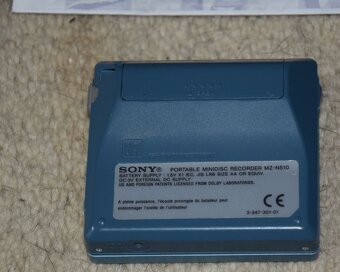 NetMD MINIDISC / minidisk recorder SONY MZ-N510 MDLP, přísl. - 12