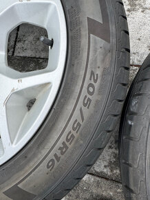 ALU Kola Borbet R16" 5x110 pneumatiky 205/55 R16 - 12