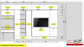 Sklápěcí postel VARIOWALL 160x200 - český výrobce - kvalita - 12