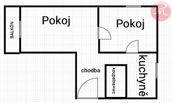 Pronájem bytu 2+1, 55m2  na ulici Kyjevská, Ostrava-Poruba - 12