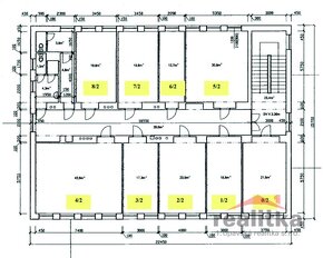 Pronájem kancelářských prostor 42m2 , Palhanecká, Opava - Ja - 12