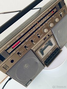 Radiomagnetofon/boombox Saba RCR 756, rok 1980 - 12