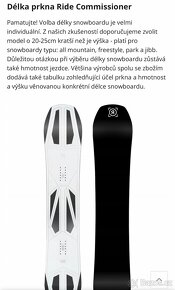 Snowboard Ride Commissioner 162 - 12