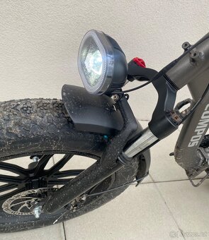 Elektrokolo skládací Fatbike HECHT COMPOS XL GRAY - 12