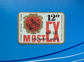 Pivní etikety výroční z r. 1970,1971, 1972, 1995 ,.... - 12