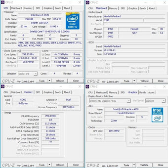 HP EliteDesk 800 G1, i5-4570, 8GB, HDD 500GB, W10#11 - 12