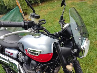 Triumph Scrambler 900 (2014) TOP, doplňky, po servisu, jen 2 - 12