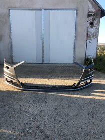 Orig Predni naraznik audi a8 17- 4N chrom - 12