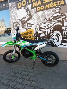 Pitbike Thunder 125cc 17/14 E-start zelená - 12