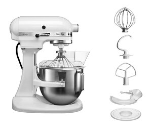 Kitchenaid Heavy Duty 4.8l 315W bílý - 12