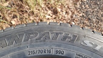 Kola plus zimni pneu TOYO 215/70 R16 5x114, střed 60.. - 12