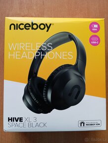 Sluchátka Niceboy HIVE XL 3 Space Black - Nové v záruce, - 12