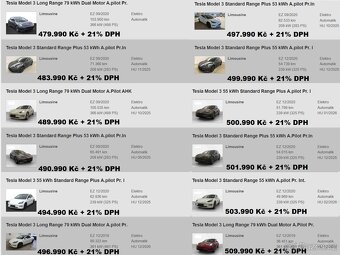 Tesla Model 3 SR 238PS RWD+60kWh Aut Pan Kůž B2B/Export 3/20 - 13