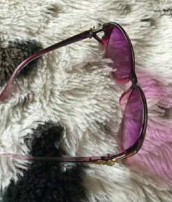 Nové dámské slunecni brýle fialové Růžové velké plastové - 13