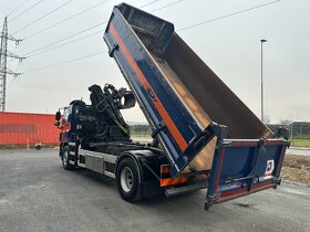 DAF CF 85.360 4x2,dvoustranný sklápěč s hydraulickou rukou - 13