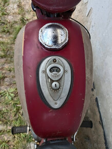 motocykl jawa čz malá kývačka 175 ccm typ 356 TP SPZ 1957 - 13