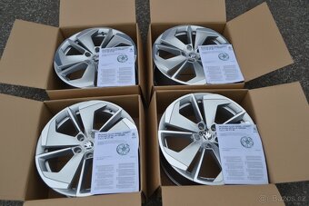 4ks NOVÉ orig.alu disky Škoda Octavia IV(RS) 7.5Jx18, 5x112 - 13