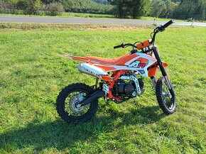 Pitbike Thunder 125cc 14/12 poloautomat E-start oranžová - 13