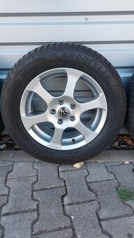 Alu kola 5x112 r16 zimní pneu vw passat b8 alltrack - 13