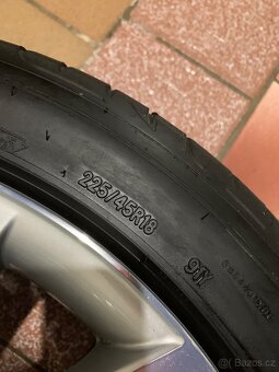 Alu kola Škoda R18 5X112 LETNÍ PNEU 225/45 R18 TOP STAV - 13