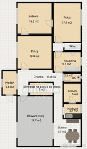 Prodej, rodinný dům, 233m2, pozemek 2.349m2, Vlkov - 13