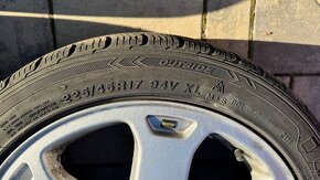 Sada originál ALU kol AUDI R17 5x112 - VW/Škoda/Seat - 13