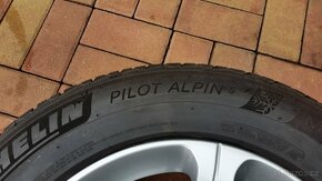 ALU kola MERCEDES 5x112 R17 zánovní zimní sada p. 215/65/17 - 13