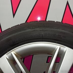 ALU kola Audi Q3, 6,5x17, zimní pneu 215/60 R17 - 13