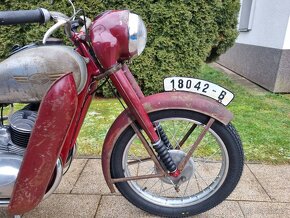 Jawa 350/18 1951 s doklady v patině. - 13