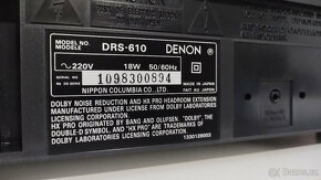 DENON DRS-610 Stereo Cassette Deck/ Dolby B-C/ MPX Filter - 13