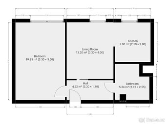 Pronájem bytu 2+kk, Fryčovická, Letňany, 20900 Kč/měs, 52 m2 - 13