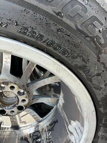 Kompletní alu Audi 5x112r17 + 225/60R17 zimní Bridgestone - 13