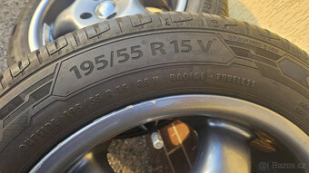 Sada alu kol Aluett s letními pneu 8mm vzorek 195/55 R15 - 13