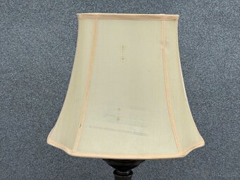 Veliká cínová stolní lampa výška 96cm - 13