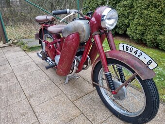 Jawa 350/18 pérák 1951 s TP v patině po rekonstrukci. - 13