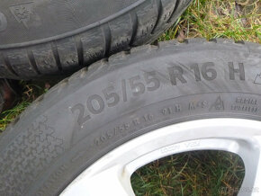 4x alu (5x112) zimní pneu 205/55 r16 - 13