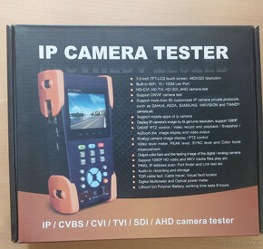 TESTER IP,CVI, AHD, analog kamer - 13