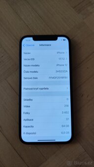 Iphone 12 - 64GB v TOP stavu, bez škrábanců. - 13