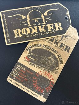 Rokker - kevlarové motocyklové švýcarské džíny, vel. W34 L34 - 13